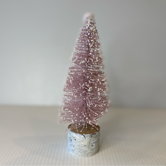 Cracker Barrel Light Up Christmas Bottle Brush Tree Pink - 1 In Box - Picture 6 of 12